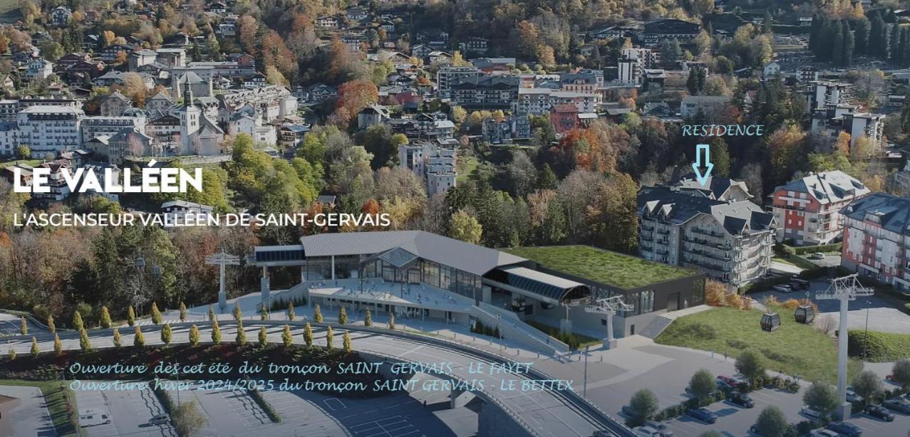 Appartement T2+Cabine Independante Au Depart Des Telecabines Saint-Gervais/Bettex/Mont D'Arbois Saint-Gervais-les-Bains Exterior foto