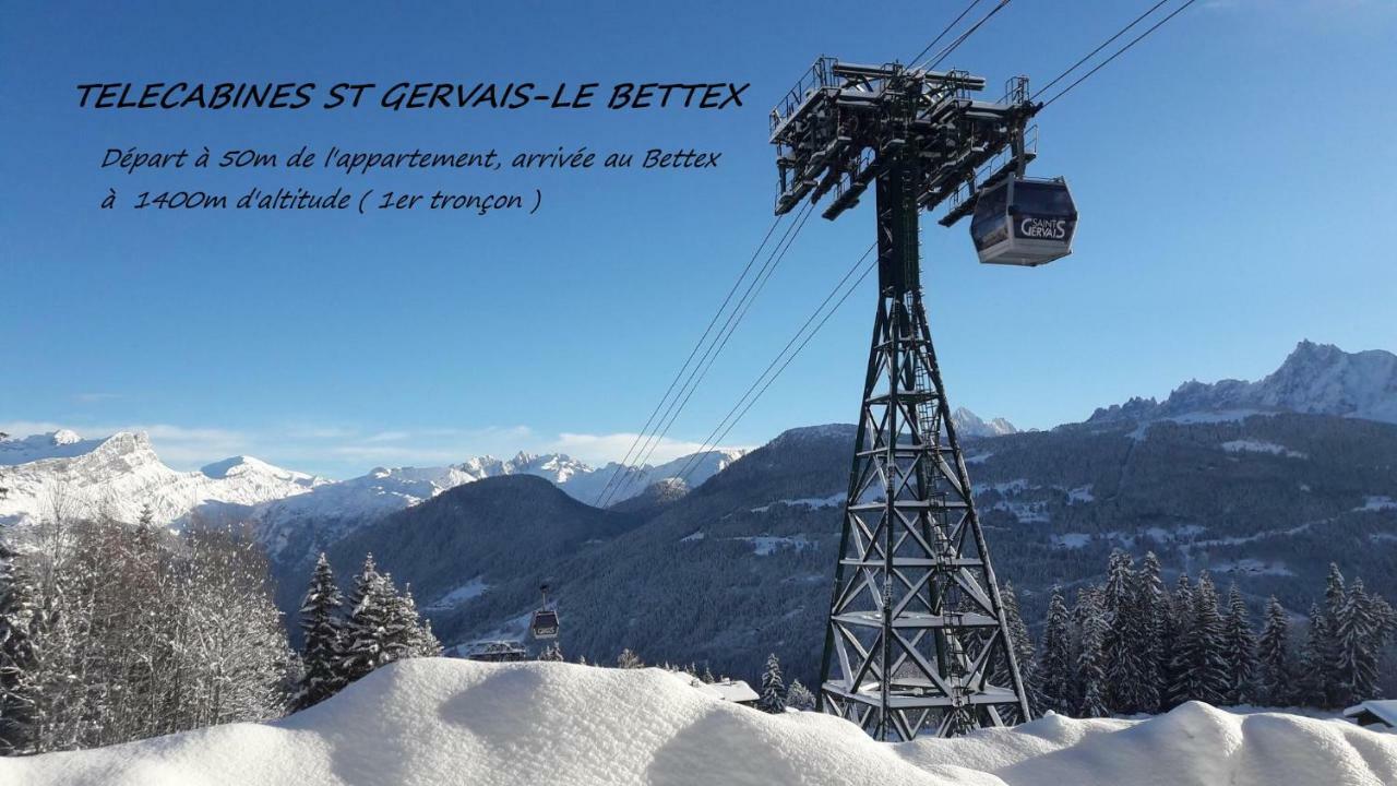 Appartement T2+Cabine Independante Au Depart Des Telecabines Saint-Gervais/Bettex/Mont D'Arbois Saint-Gervais-les-Bains Exterior foto